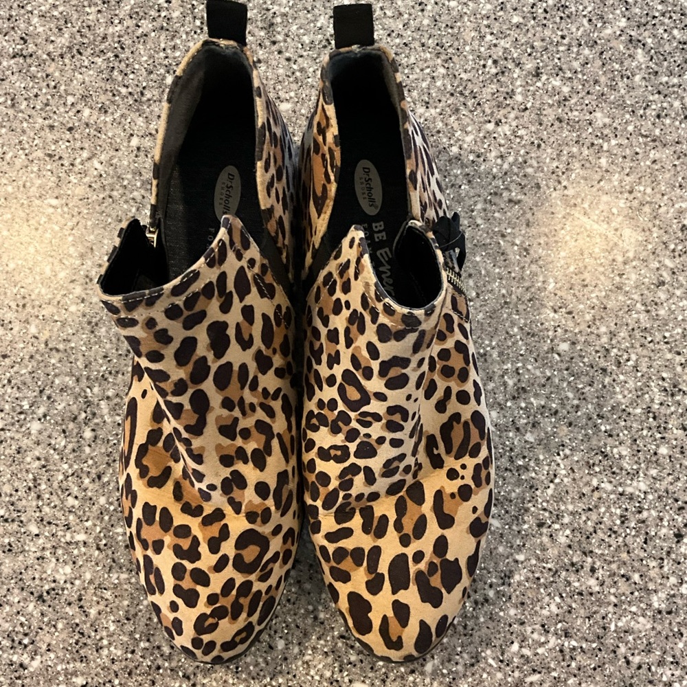 Dr. School’s Leopard Booties